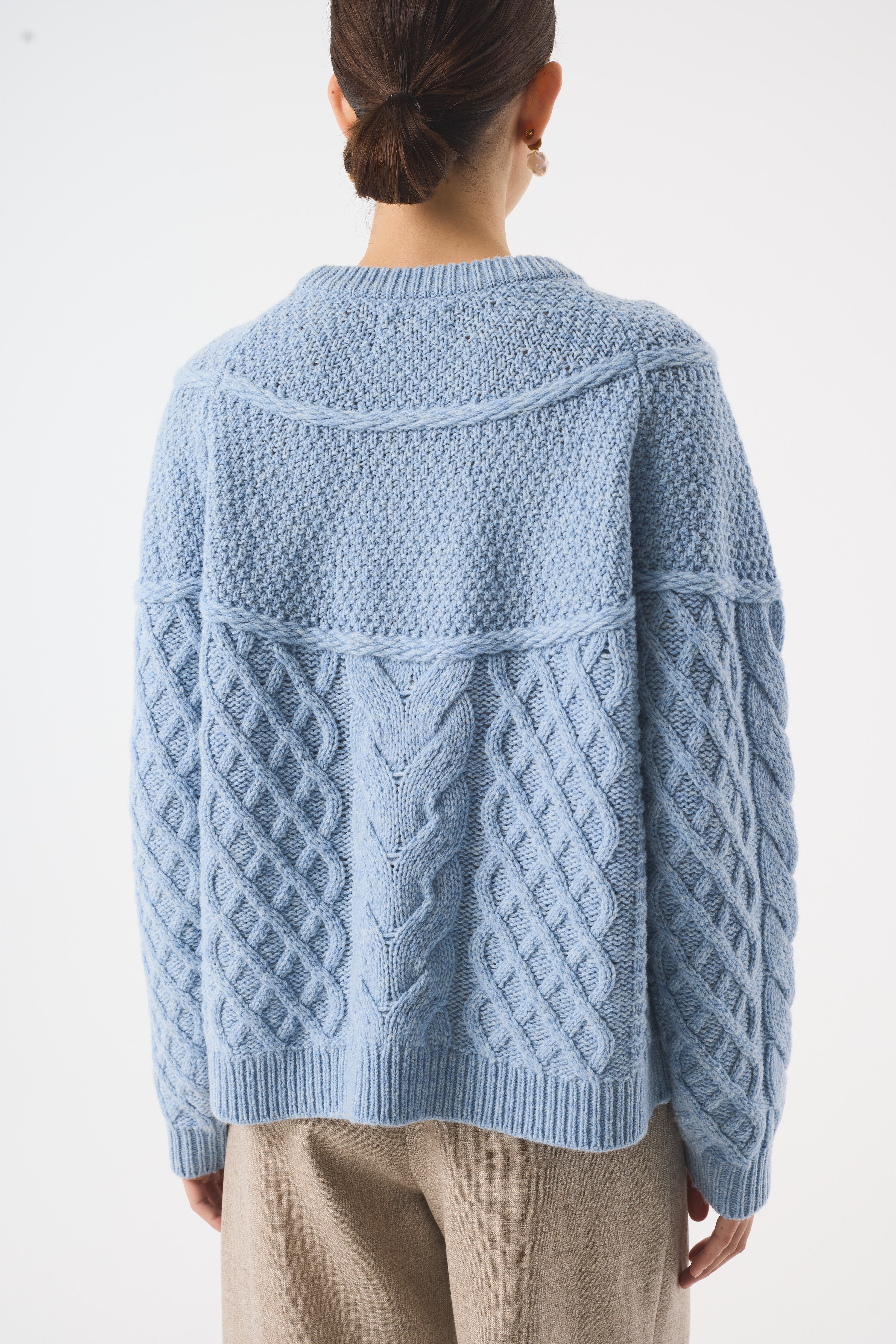 LOVE BLUE MARL JUMPER