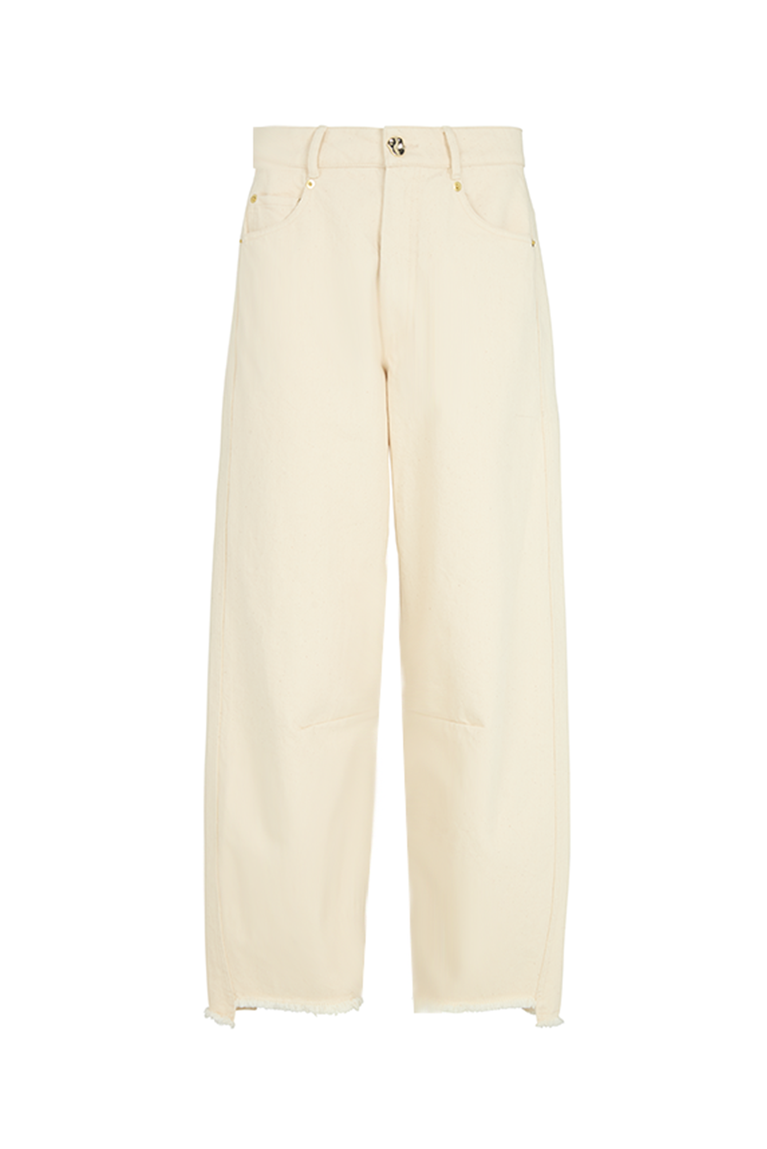 BLAKE ECRU BARREL JEANS