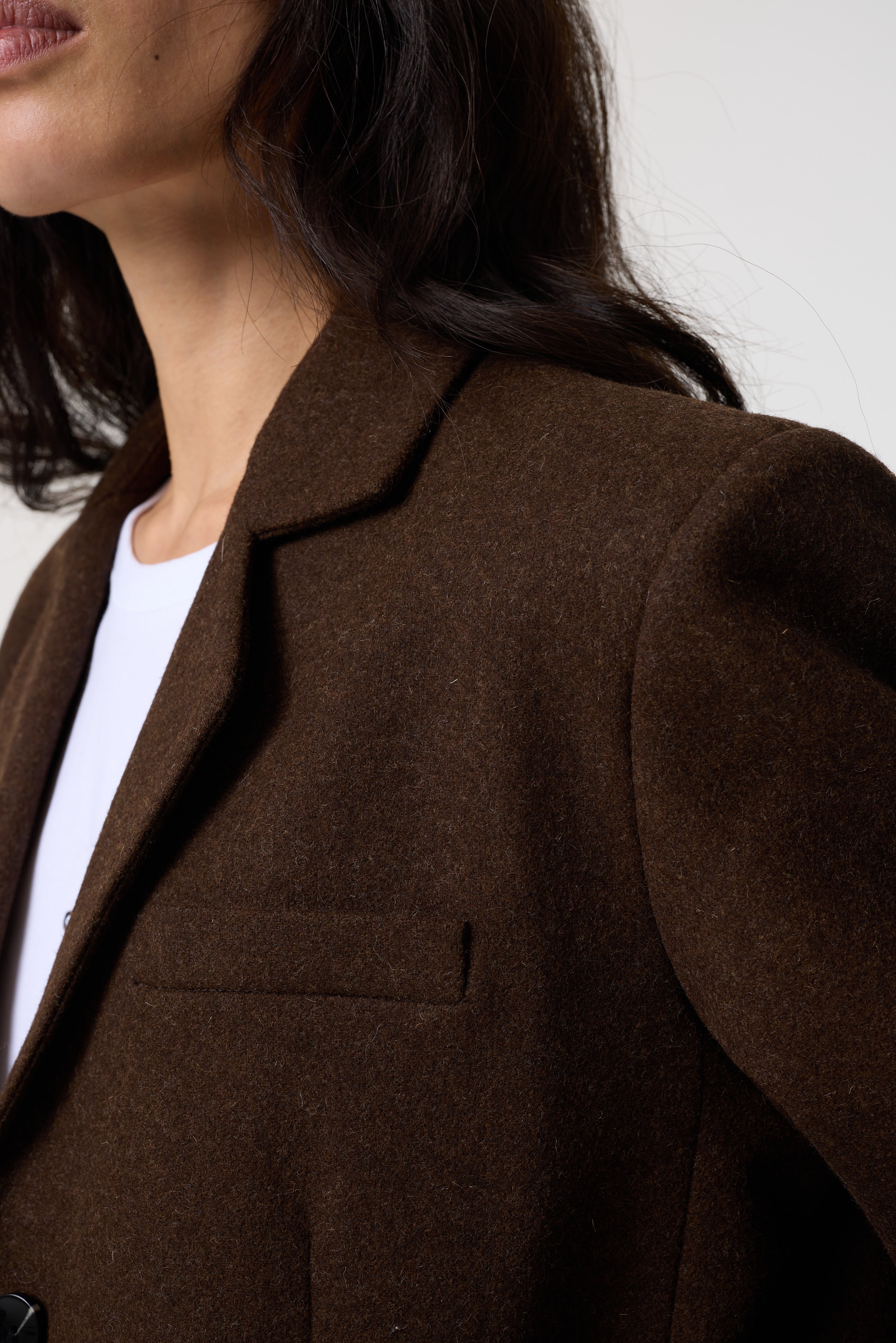 FRANCINE  NATURAL BROWN UNDYED JACKET