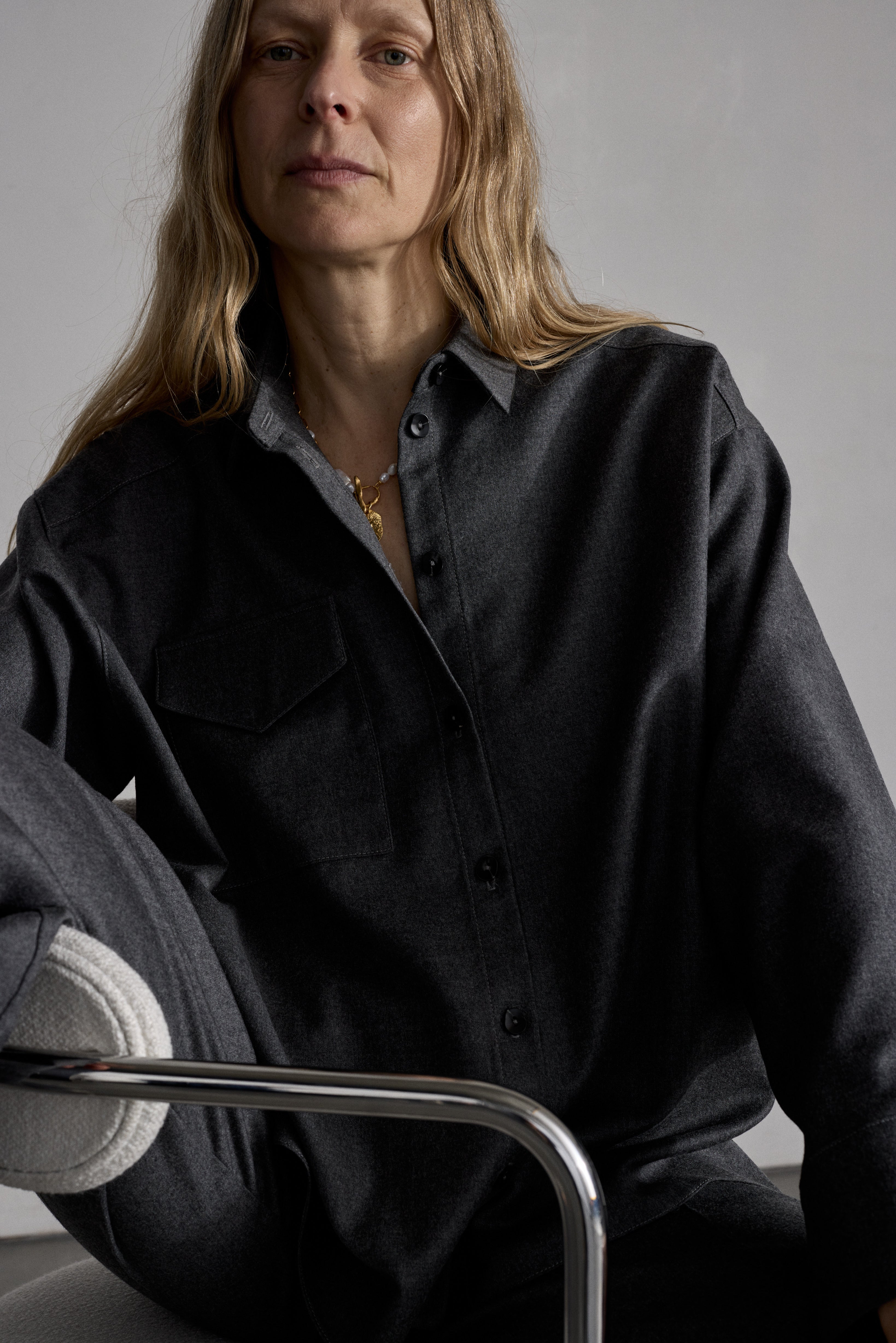 ROBYN GREY SHIRT
